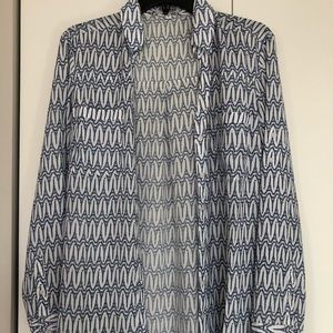 Silky long sleeve blouse